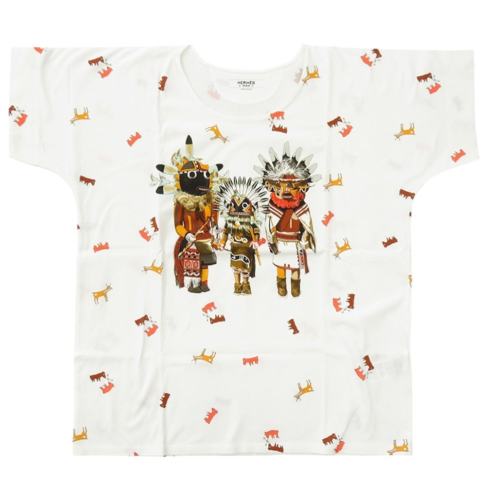 未使用品 カチナ 半袖Ｔシャツ コットン ホワイト 0355【中古】 レディース