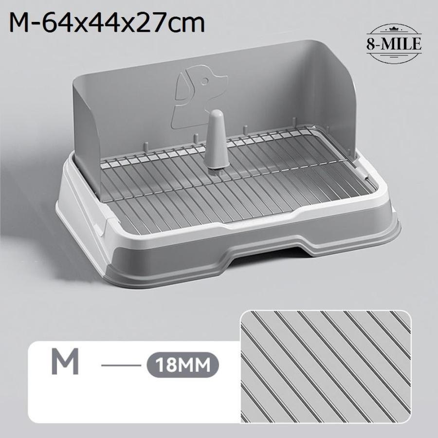 新品/第1弾キャンペーン犬トイレ　はみ出し防止　囲い　薄型　ワイドサイズ　犬　トイレトレー　ワイド　メッシュ付　足上げ　壁付きレギュラー　小型犬　中型犬　おしっこ　飛び散り