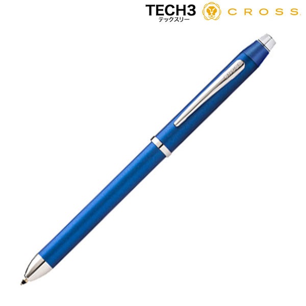CROSS クロス Tech テックスリー複合ペン NAT0090 [ギフト] [生産終了品] メタリックブルーのみ