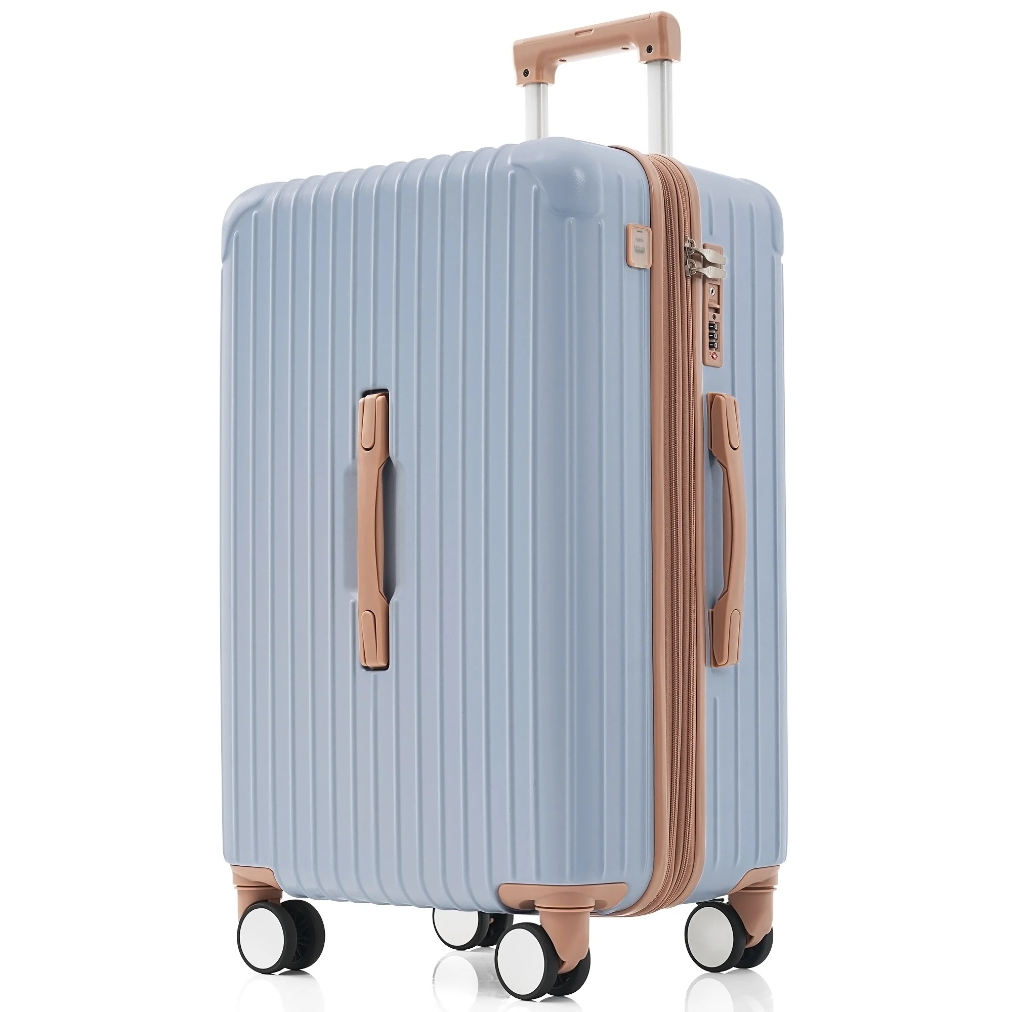 24時間限定価格！123スーツケース Sサイズ ストッパー付き USBポートキャリーバッグ キャリーケース スマホスタンド ドリンクホルダー TSAロックかわいい 2日 3日 小型 おしゃれ 軽量 大