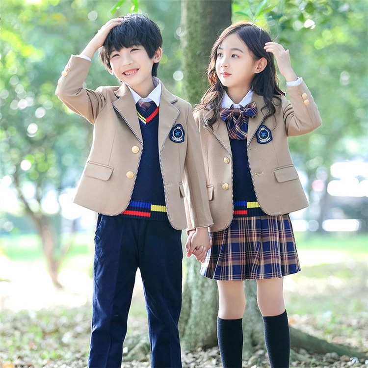 【あり】キッズ フォーマル 子供スーツ 入学式 卒業式 女の子 男の子 ユニフォーム ジャケット 白シャツ ネクタイ スカート 3点セット 長袖 七五三 卒園式 フォーマルスーツ キッズ オシャレ 卒