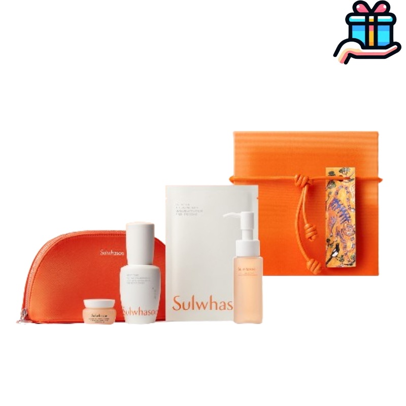 [韓国人気BEST] ユンジョエッセンス 6世代 30ml セット + ユンジョマスク 1枚 + 弾力クリームEX 5ml + シグネチャーポーチ付き 荒い肌 光彩 ツヤ肌バリア スキンケア 基礎化粧