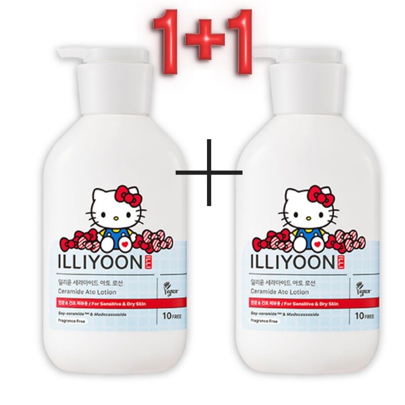 [1+1] セラミドアト ローション 600ml x2個（ハローキティ限定セット）/韓国コスメ