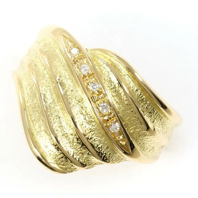 ★★値下げ　K１８YG　指輪　１２．３３グラム　★★