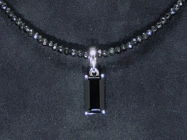 ブラック ダイヤモンド ネックレス ko33 プレゼント