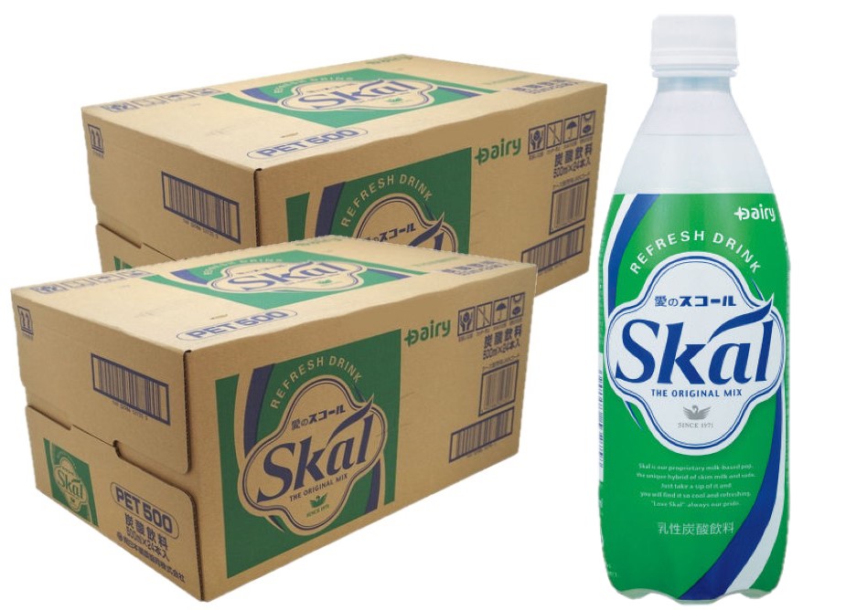 【送料無料】南日本酪農 スコール ホワイト500ml2ケース/48本