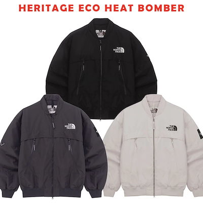 韓国正規品保証 関税負担なし NJ3NQ54J HERITAGE ECO HEAT BOMBER デイリー 基本 着装 男子 女子 人気 韓国 ファッション 男女共用 アウトドア