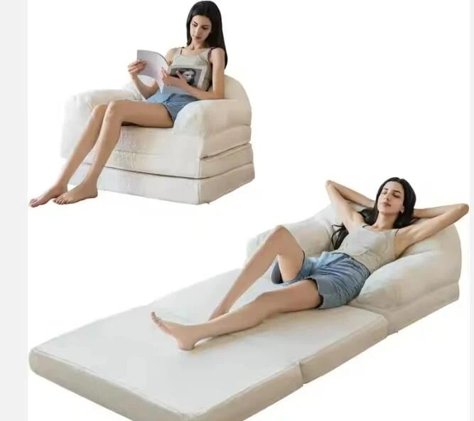 折りたたみ 座椅子 ベッド　ソファーベッド　チェア折りたたみソファベッドスリーパーベッド高密度スポンジ折りたたみソファチェア