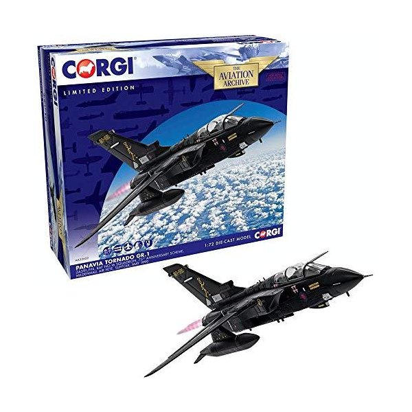 Corgi AA33622 Panavia Tornado GR.1 ZA591/FN RAF 16 Squadron 75th Ann. 並行輸入品