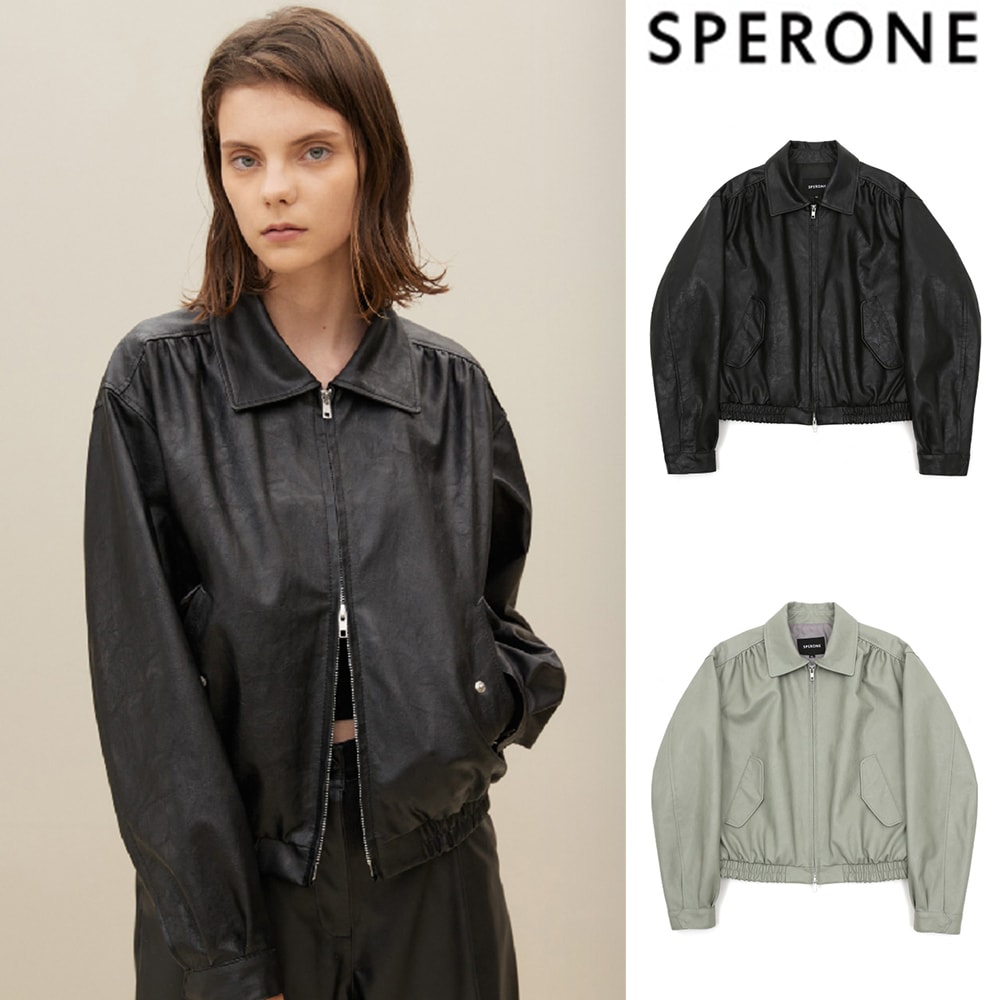 [SPERONE] Overfit Cropped Blouson Woman 13,943円