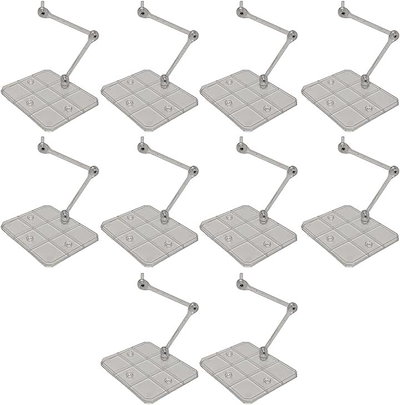 他サイト： 互換性あり プラモデル 模型 フィギュア スタンド 3mm軸 アクションベース ディスプレイスタンド バンダイ 1/144 ガンプラ 10個( クリア)の商品画像