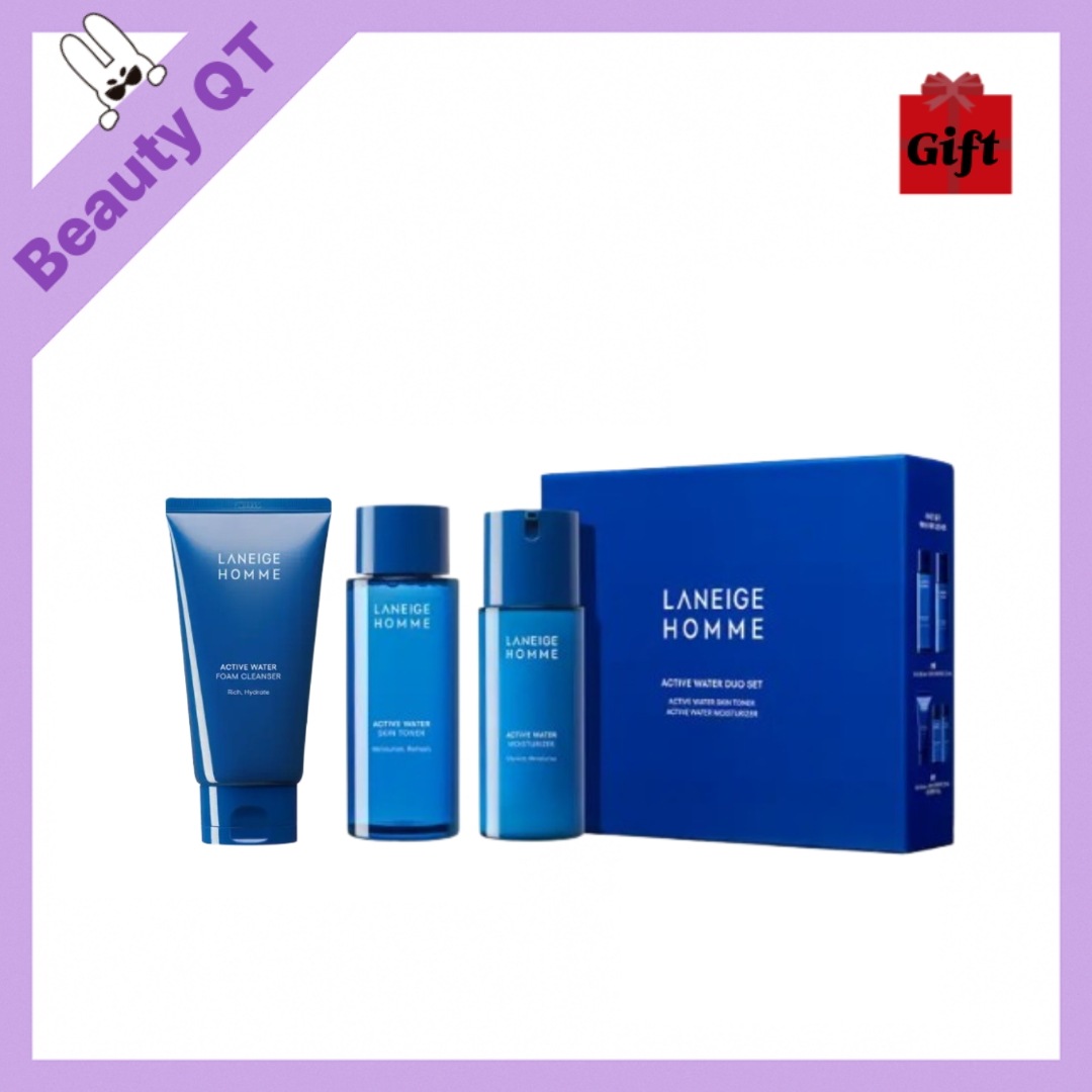 [男性保湿ケアセット] トナー 180ml + モイスチャライザー 125ml + フォームクレンザー 150g /しっとり/乾燥した肌/彼氏 プレゼント