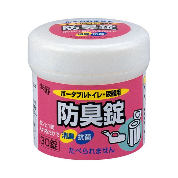 （まとめ）アロン化成ポータブルトイレ・尿器用防臭錠 533-210 1個（30錠）(×10セット) 7,524円