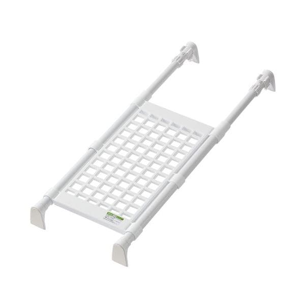 (まとめ) 突っ張り棚/突っ張りラック (伸縮 超強力メッシュラックミニ S) 強力 5375cm (×10個セット)