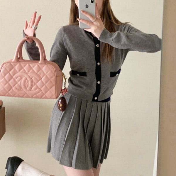 8109デンドニットセット 15%+12% メイキングユー ブラウス/ニット/ワンピース/スカート/カーディガン/ズボン