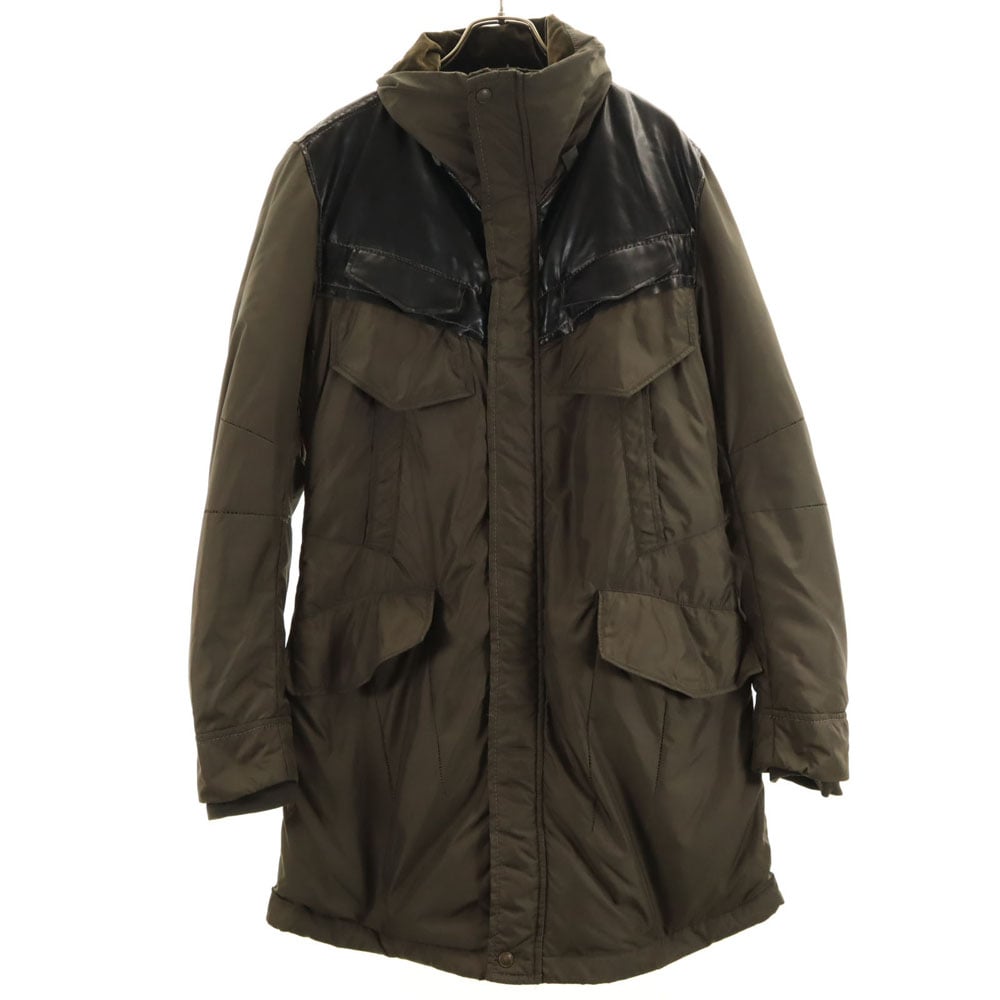 ダウンコート L カーキ系 メンズ