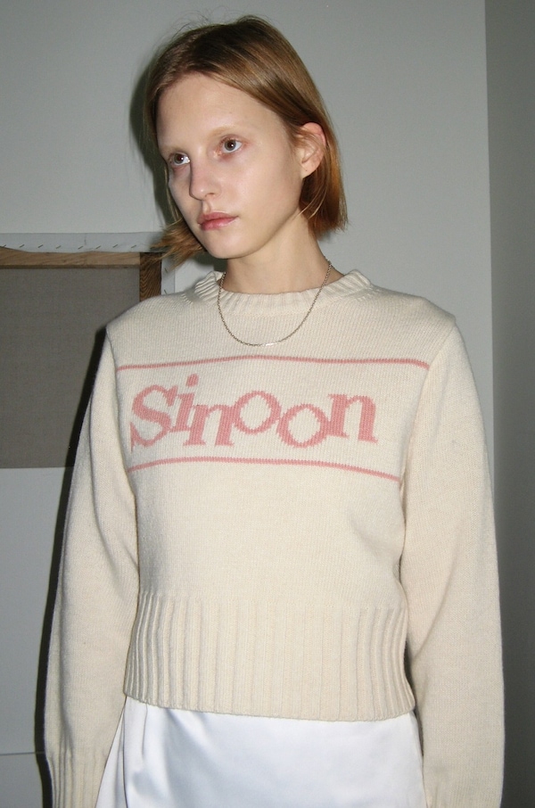 Qoo10 シヌーン SINOON PULLOVER ロゴ 長