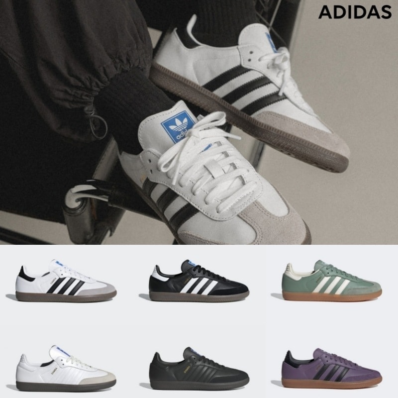 [ADIDAS] アディダス スニーカー サンバ Samba OG Black (9色)