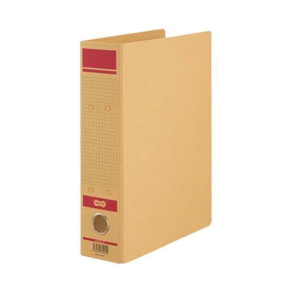 （まとめ）TANOSEE保存用ファイルN(片開き) A4タテ 500枚収容 50mmとじ 赤 1冊 (×20セット)