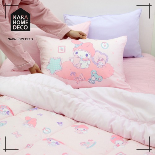 サンリオ マイメロディ 薄綿布団 枕カバー 寝具セット Little Bunny 韓国人気 かわいい 韓国インテリア