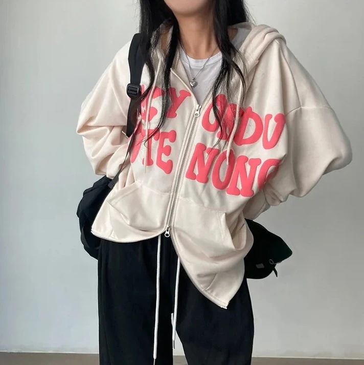 ゆったりスウェット 2025新作 可愛い シンプル 韓国ファッション 大きめサイズ ロング着痩せ スウエットトップス パーカー 長袖トップスパーカー