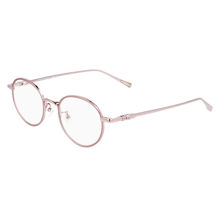 レディース メガネ lo2533lbj 535 FEMALE TITANIUM 眼鏡 女性用 かわいい おしゃれ 軽量 ラウンド 型 チタン フレーム 丸メガネ モーブ カラー