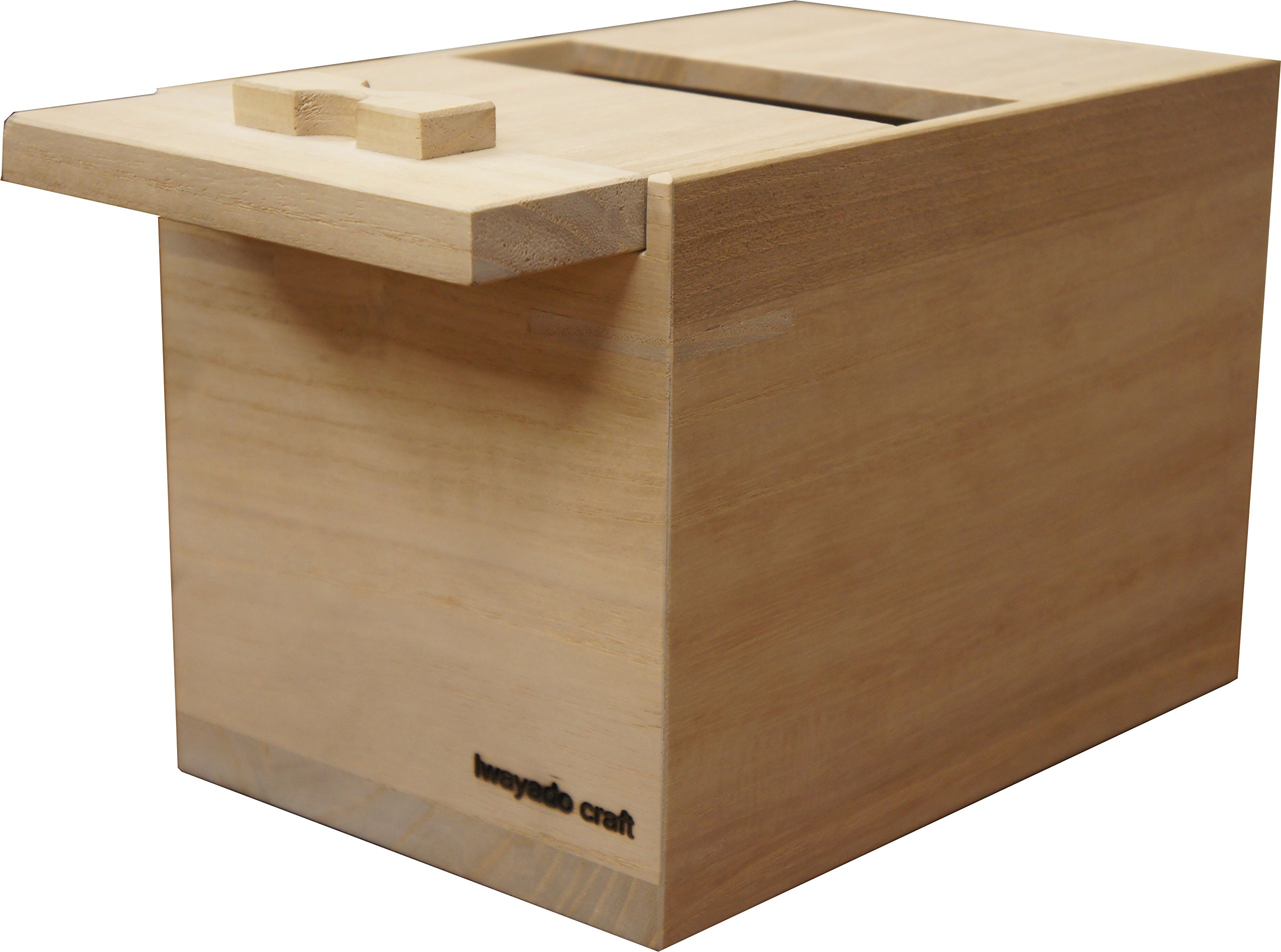 岩谷堂クラフト 米びつ 3kg用 木地仕上げ