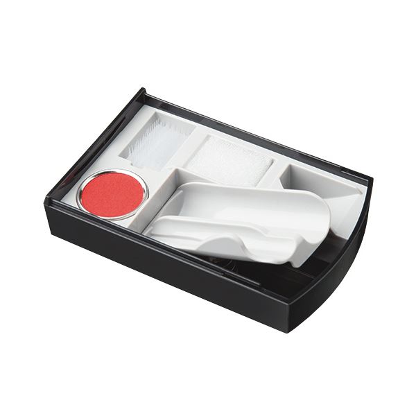 (まとめ) シヤチハタ シクオス デュオ ブラックCPM-A1／H 1個 (×10セット)スタンプ