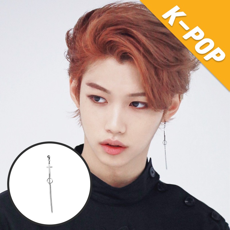stray kids フィリックス　domiate ピアス2個とオマケ付き Stray Kidsフィリックス着用ピアス(片耳用) - メルカリ
