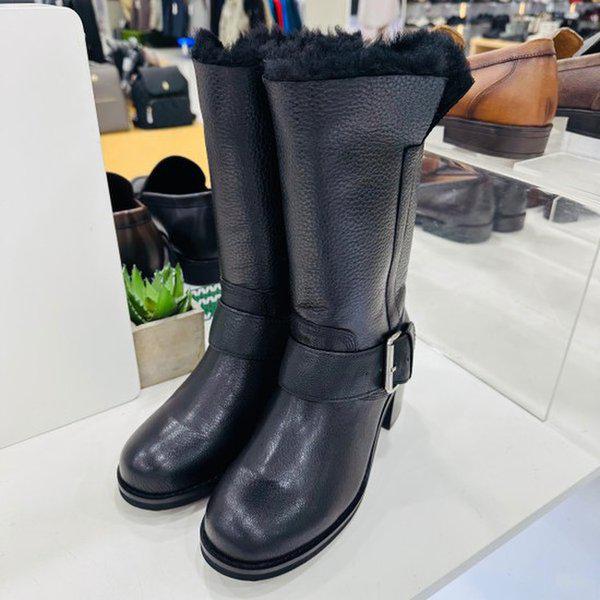 mook女性ハーフブーツ 6cmヒール 516422703XA