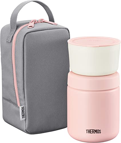 色：ピンクグレー サーモス 真空断熱スープランチセット 300ml ピンクグレー JBY-551 P
