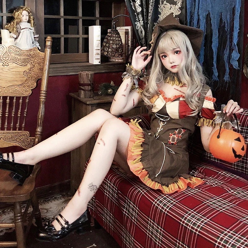 女性ロビンフッドハロウィンコスチューム大人用ウィッチハンターコスチュームエルフパーティーコスチューム海賊コスチュームかかし