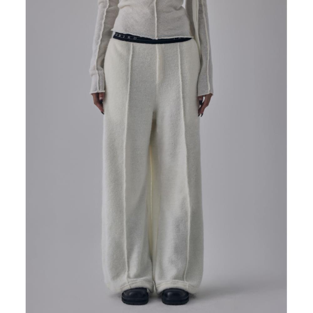 TREEMINGBIRD Banding Terry Pants Ivory TM249NPT005MIV