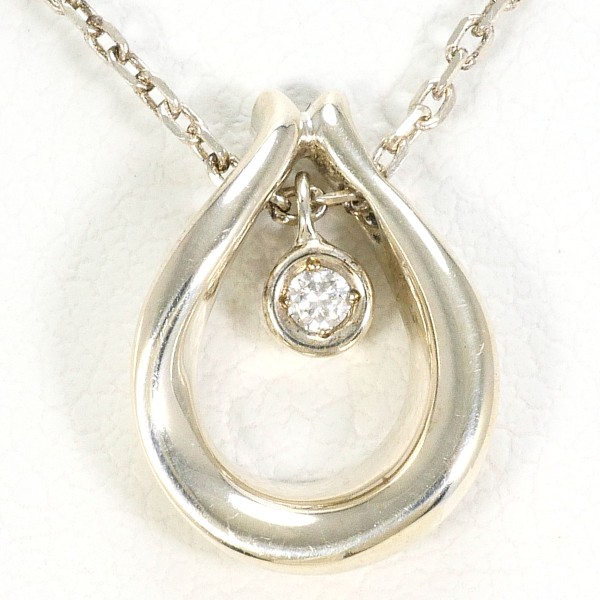 スタージュエリー シルバー ネックレス ダイヤ 0.01 約40cm ジュエリー 中古 6,595円