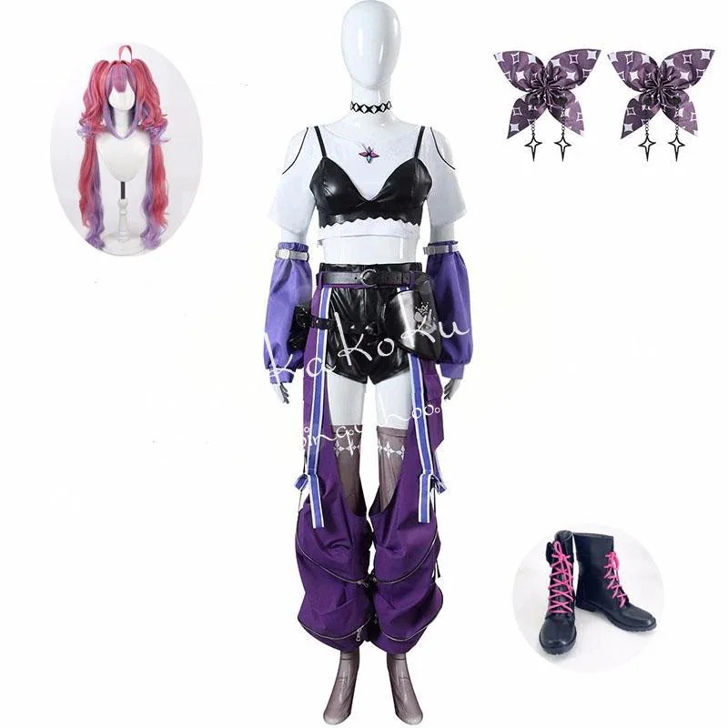2026 新品 Ghololive DEVIS ホロ ライブ Vtuber 綺 羅 コスプレ衣装 イベント コスチューム 変装 活動 仮装 クリスマス ハロウィン 文化 祭