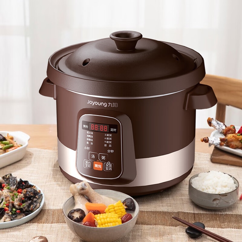 8つのシチュー機能と立体加熱を備えたjoyoung Dg40z-gd615家庭用多機能4lスロークッカーに適用