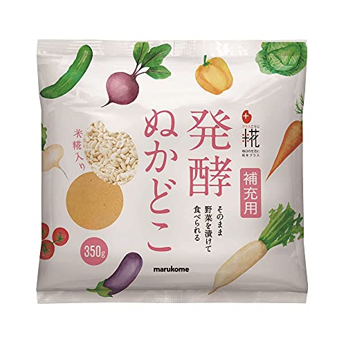 マルコメ プラス糀 発酵ぬかどこ 米こうじ入り 補充用 たしぬか 350g×10袋