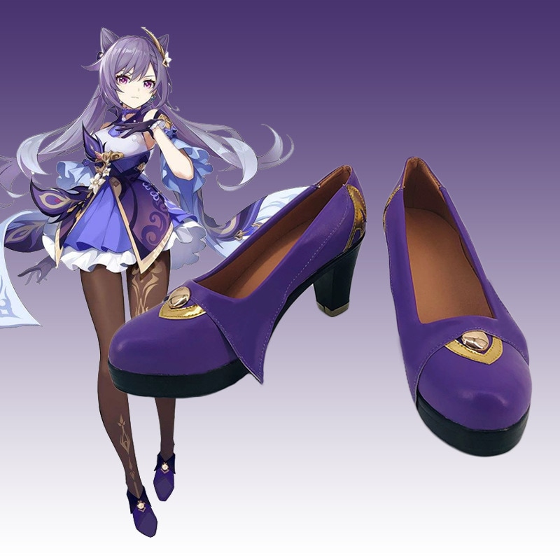 原神 克清 Cos 靴 コスプレ靴 2d アニメーション展示パフォーマンス靴