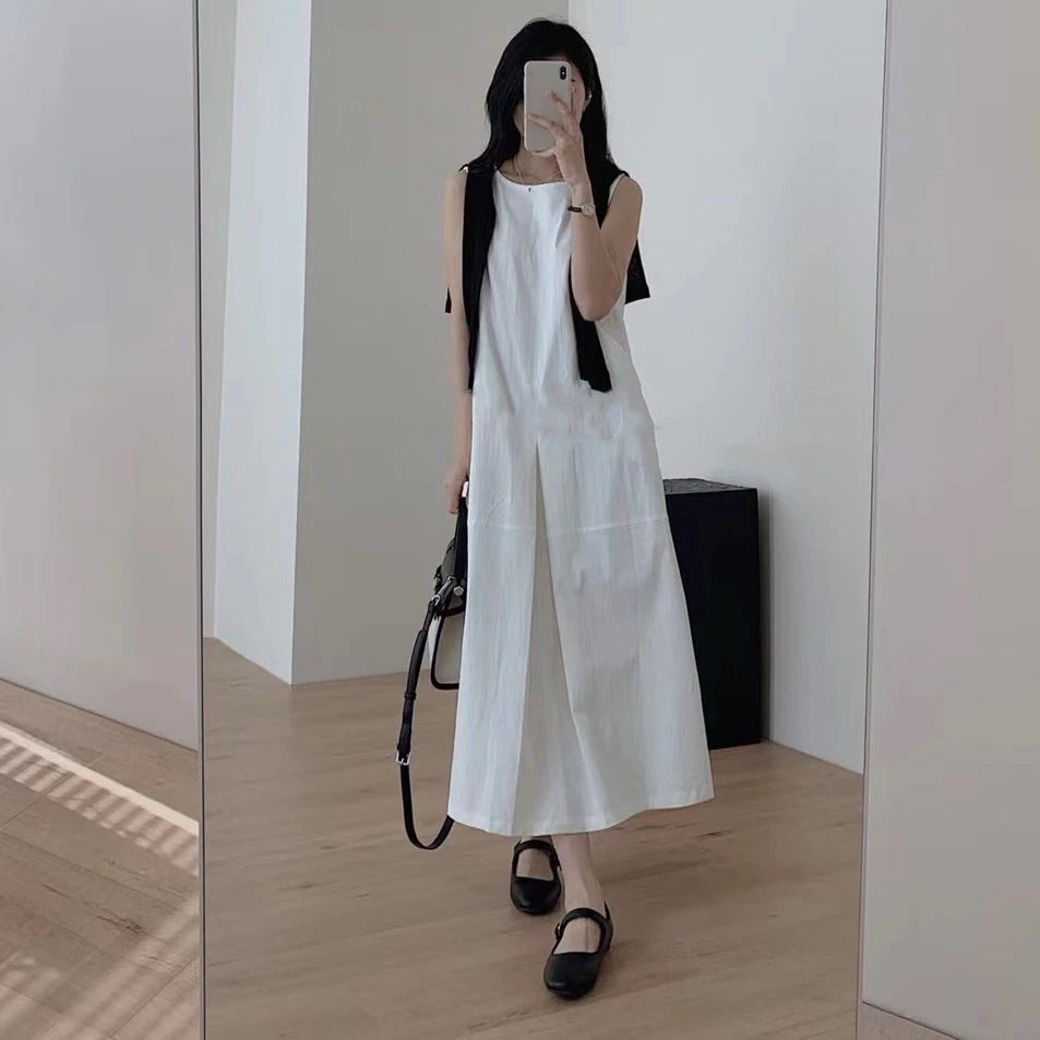 3日出荷 ワンピース夏 タンクトップ シルエット美しい カジュアル ポケット ロング おしゃれ 春服 レディース
