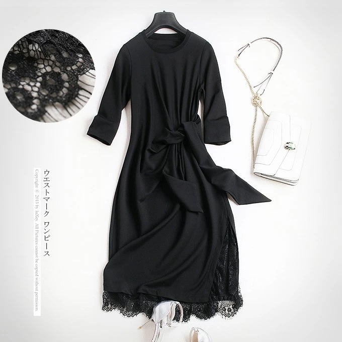 【即納】ワンピース ニット シンプル 大人ワンピ 上品 素敵なデザイン パーティードレス ワンピース 結婚式 二次会 お呼ばれ フォーマル レディース パーティ high-quality