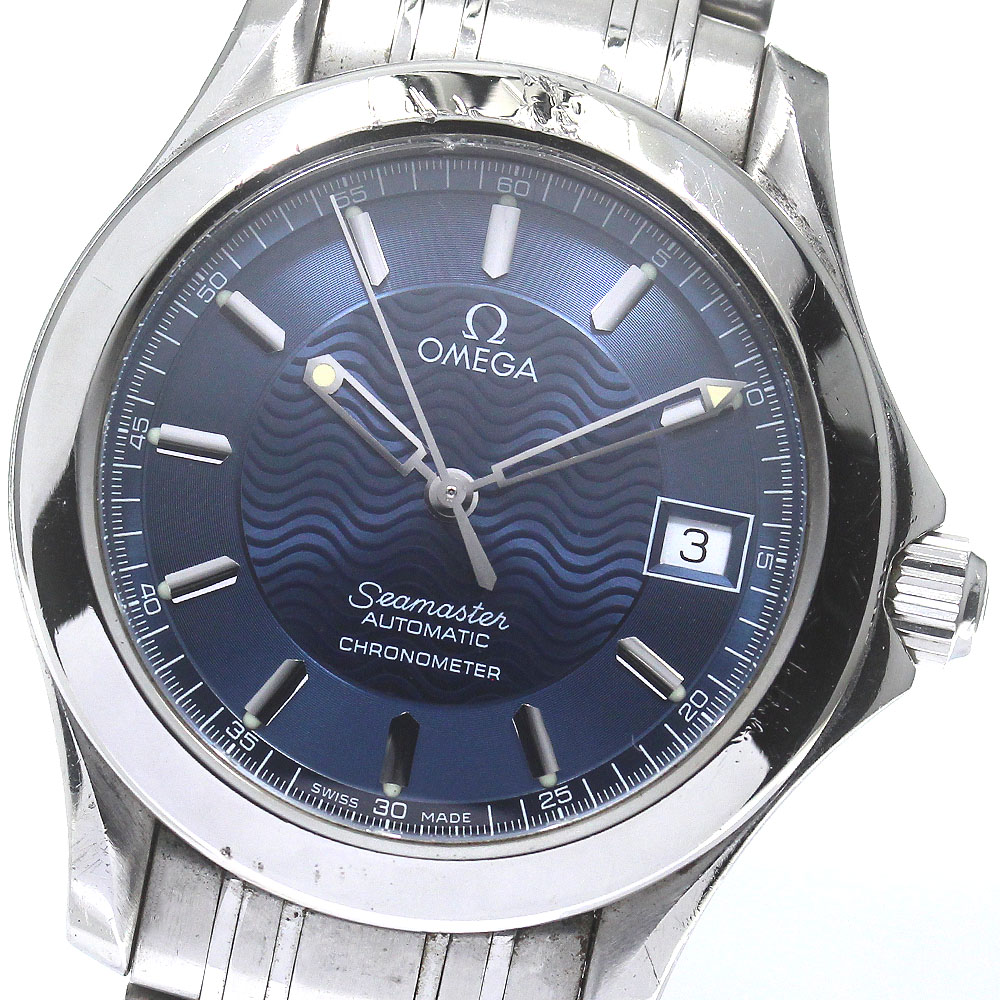 オメガ OMEGA 2501.89 シーマスター ジャックマイヨール20周年 デイト 自動巻き メンズ _824608【中古】その他 ブランド腕時計