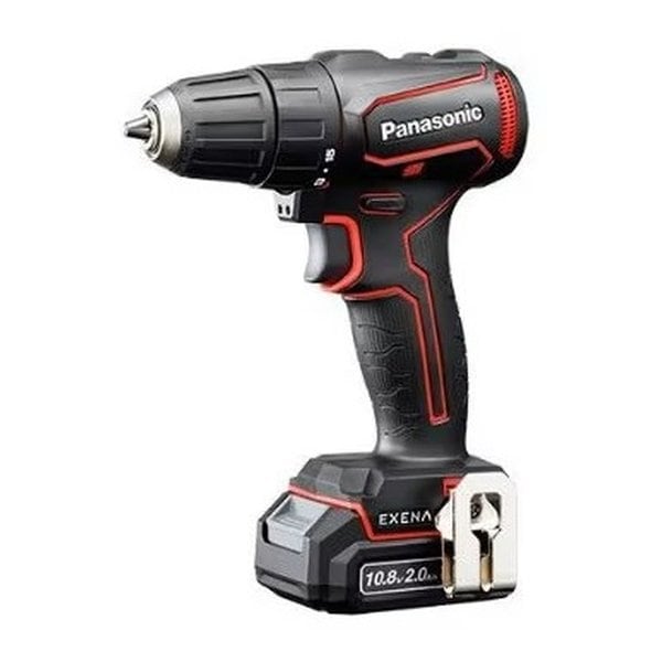 充電ドリルドライバー チャックタイプ/10.8V 2.0Ah 電池×2個/急速充電器/ケース/赤 EZ1D31F10D-R