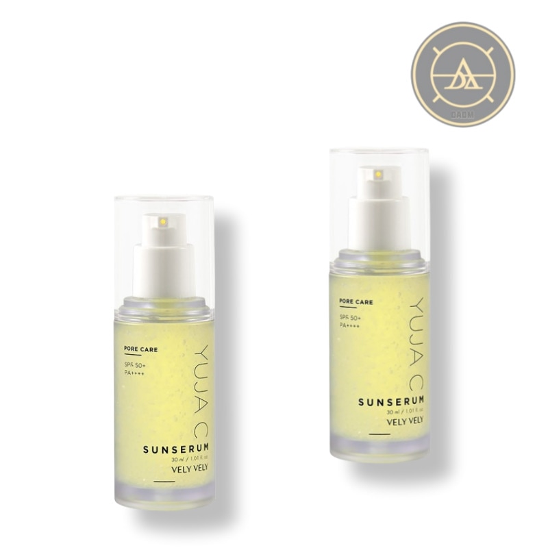 ゆずCサンセラム 日焼け止め 30ml 2本 水分セラム 日焼け止め