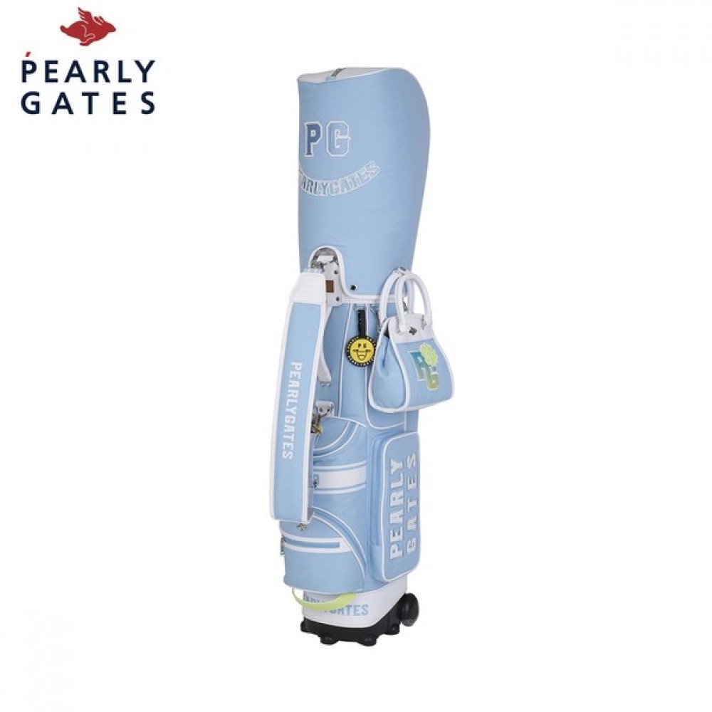 (Paris Gates) ウィメンズスマイルロゴホイールキャディーバッグ&トート