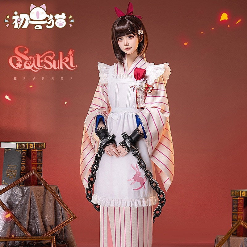 初獣猫コスメティームカムバック1999五色月cos服-1