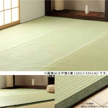 洗える ござ 日本製 五木 四方 江戸間1畳 87x174cm 1090040000802