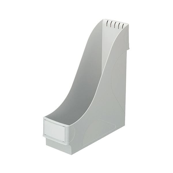 （まとめ）ライツ マガジンファイルワイドA4ワイド グレー 2425-00-85 1個 [x10]