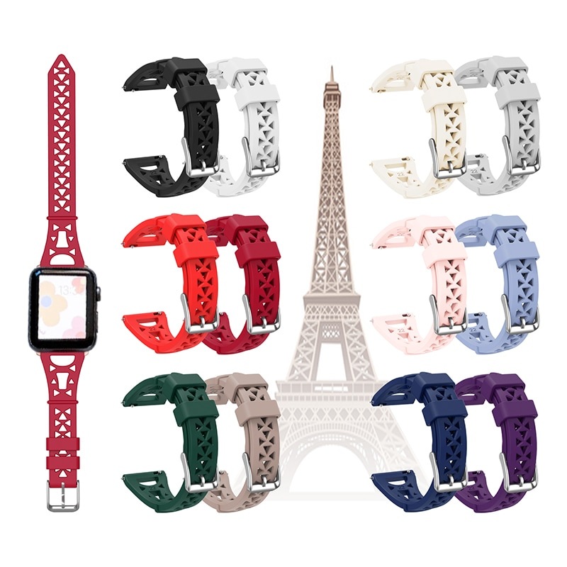 apple watch バンド 腕時計バンド iwatch バンド スポーツバンド 交換ベルト series Ultra/8/7/6/5/4/3/2/1/SE/SE2 柔らかいシリコン素材 透气