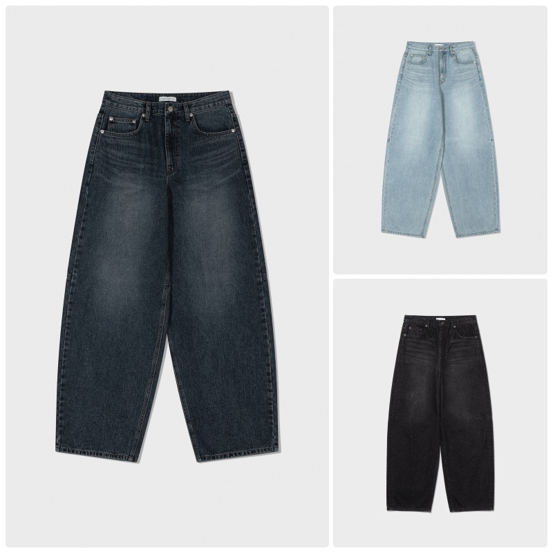 【LOW CLASSIC】 25FW OVERSIZED JEANS : 3COLORS