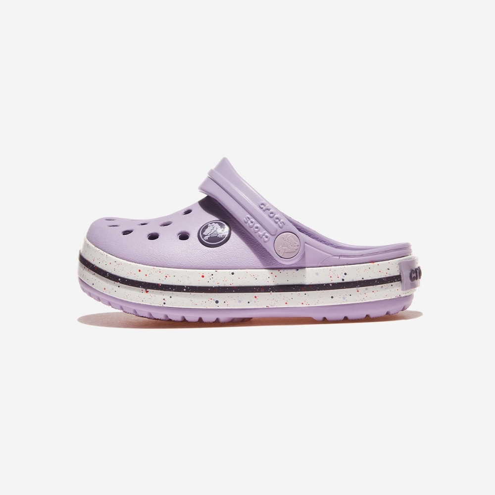 クロックス クロックバンド スペックルド バンド クロッグ トドラー CRS211646-LAVENDER